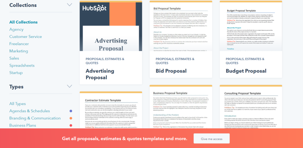 hubspot.com – grab a free business proposal template in PDF