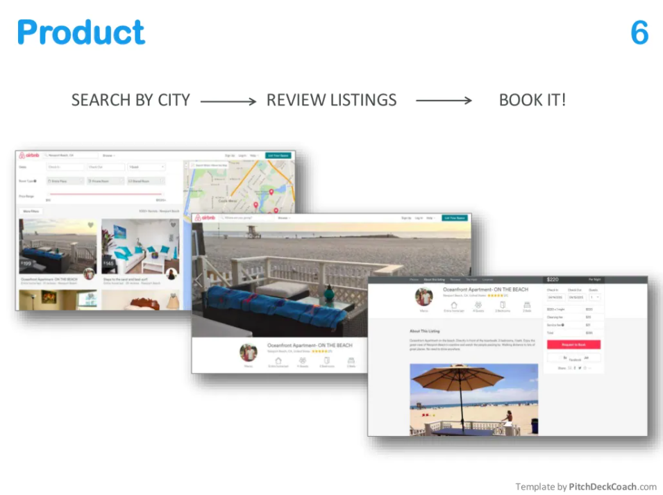 AirBnB's startup pitch deck